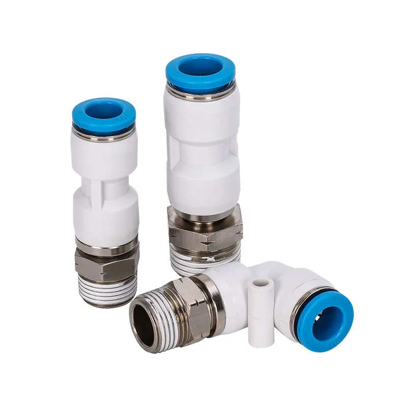 Impact-Resistant Polymer Pneumatic Quick Connector for Mobile Equipment
