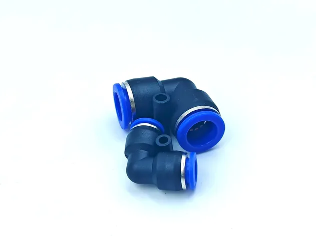 Pneumatic Connector PV4/6/8 Right Angle 90 Degree Plastic Air Pipe