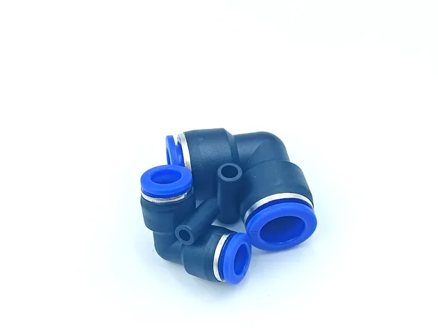 Pneumatic Connector PV4/6/8 Right Angle 90 Degree Plastic Air Pipe