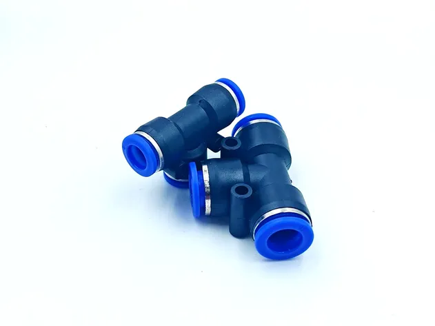 T-Type Straight Three-Way Connector, PE Connector